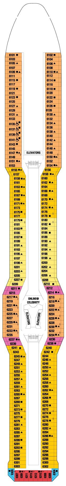 Celebrity Equinox deck plans - Cruiseline.com