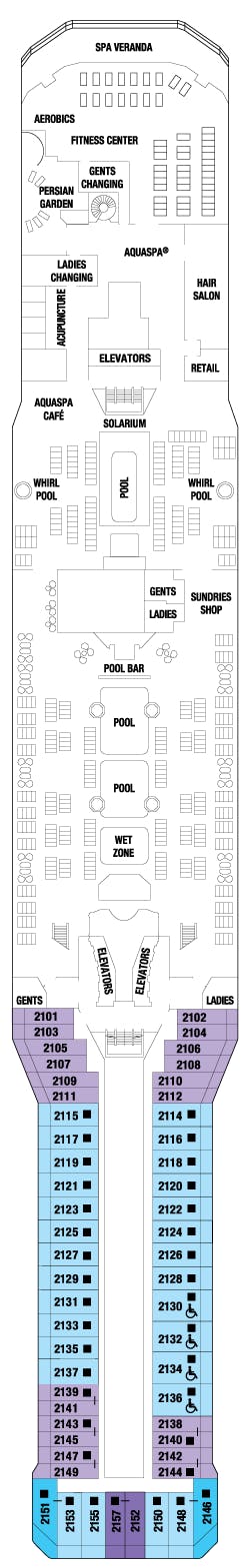 Celebrity Eclipse deck plans - Cruiseline.com