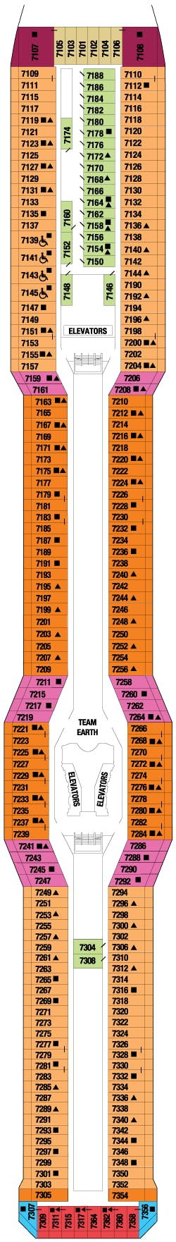 Celebrity Eclipse deck plans - Cruiseline.com