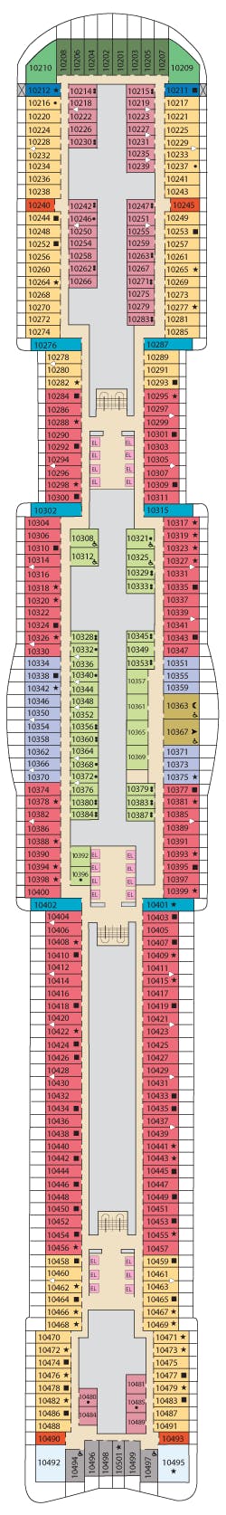 mardi gras 2025 deck plan