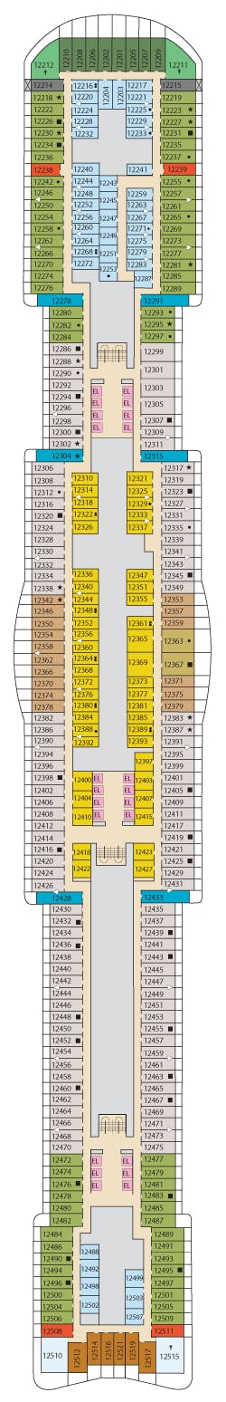Carnival Celebration deck plans - Cruiseline.com