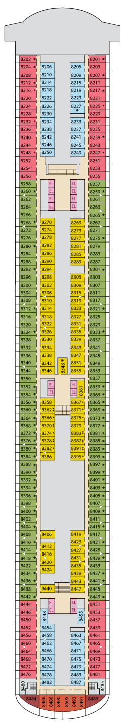 Carnival Firenze Deck Plans - Cruiseline.com