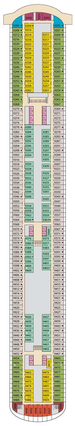 Carnival Firenze Deck Plans - Cruiseline.com