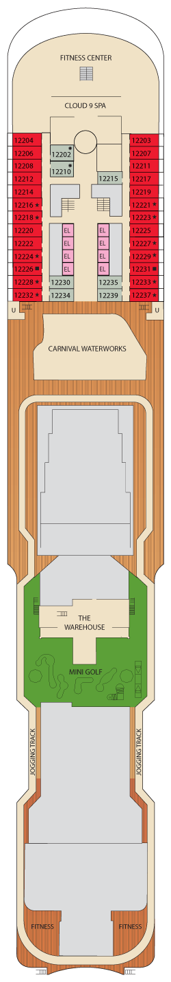 Carnival Firenze Deck Plans - Cruiseline.com