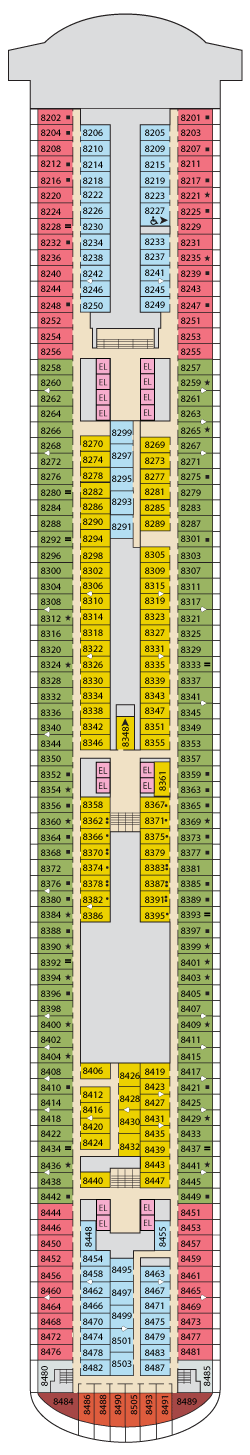 Carnival Venezia Deck Plans - Cruiseline.com