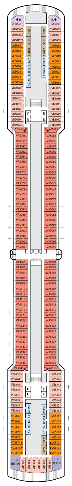 Zuiderdam Deck Plans - Cruiseline.com