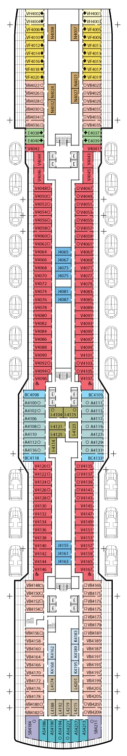 Koningsdam deck plans - Cruiseline.com