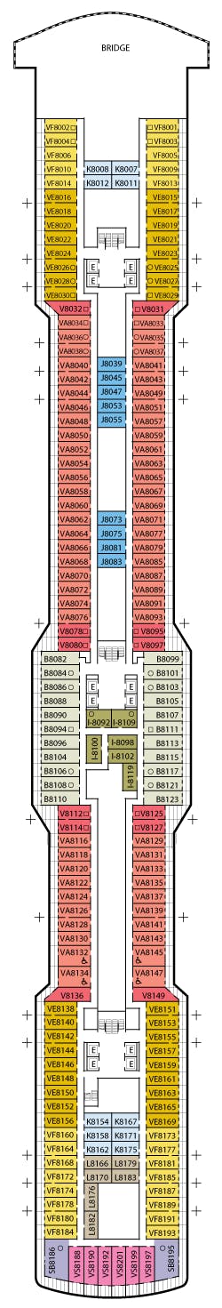 Koningsdam deck plans - Cruiseline.com