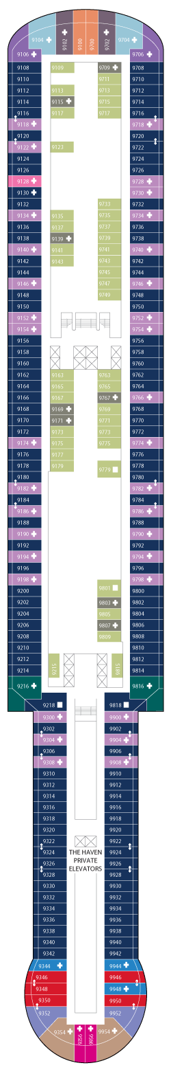 Norwegian Prima Deck Plans - Cruiseline.com