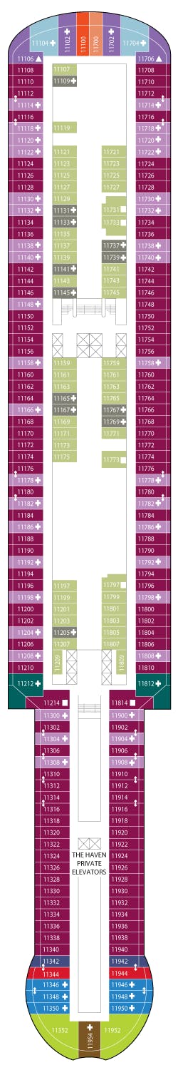 Norwegian Prima deck plans - Cruiseline.com