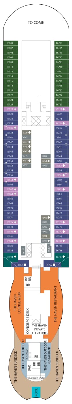 Norwegian Prima deck plans - Cruiseline.com