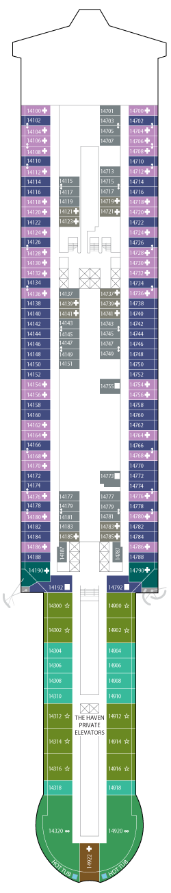 Norwegian Prima Deck Plans - Cruiseline.com