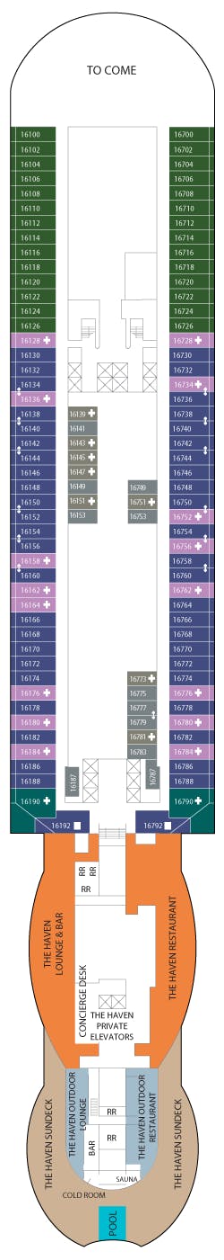 Norwegian Viva deck plans - Cruiseline.com