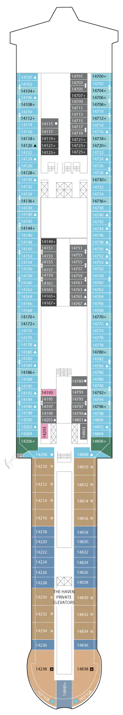 Norwegian Aura Deck Plans - Layout & Maps of the Norwegian Aura