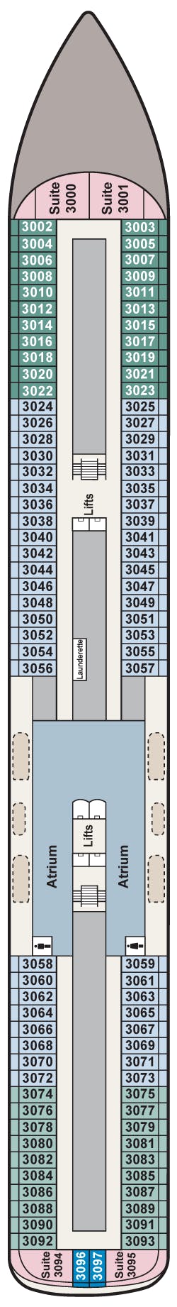 Viking Jupiter deck plans - Cruiseline.com