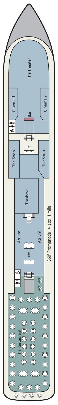 Viking Venus deck plans - Cruiseline.com