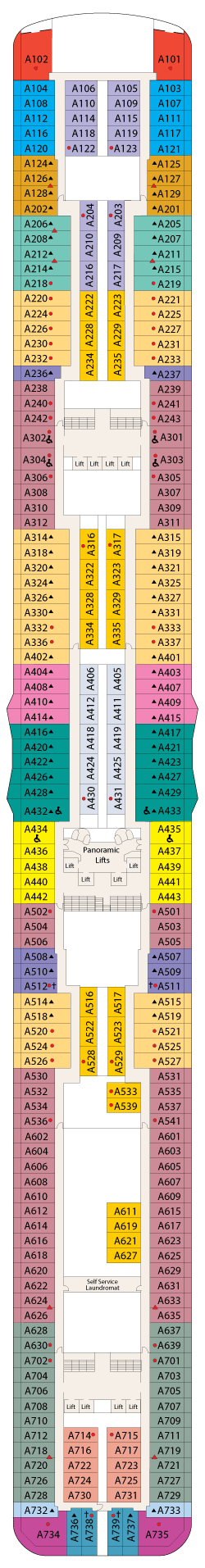 Enchanted Princess Deck Plans - Cruiseline.com