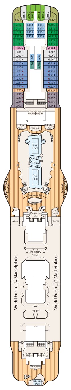 Discovery Princess deck plans - Cruiseline.com