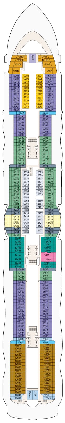 Sun Princess deck plans - Cruiseline.com