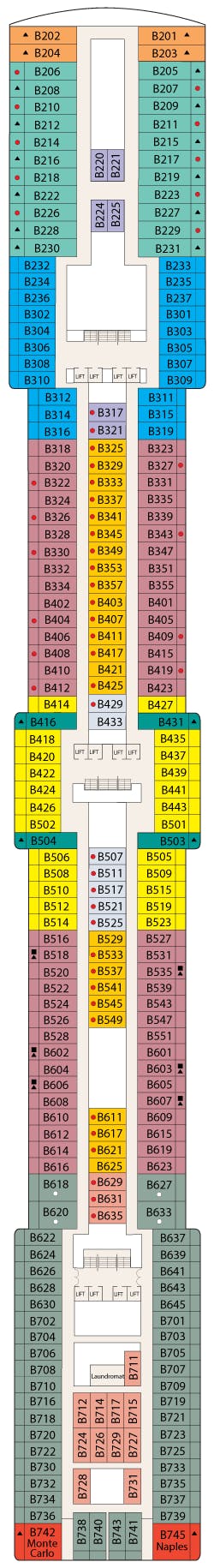 Island Princess deck plans - Cruiseline.com