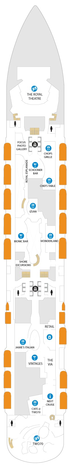 Spectrum of the Seas deck plans - Cruiseline.com