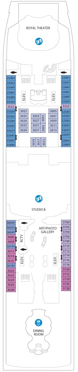 Mariner Of The Seas Deck Plans - Cruiseline.com