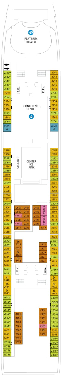 Liberty of the Seas deck plans - Cruiseline.com