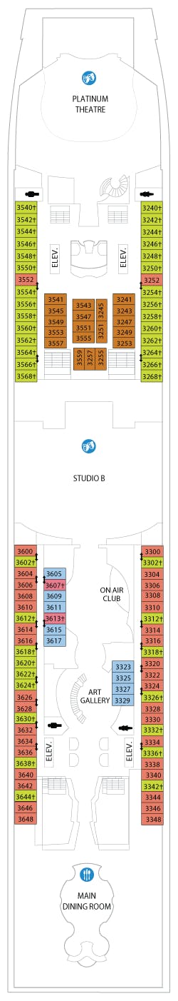 Liberty of the Seas deck plans - Cruiseline.com