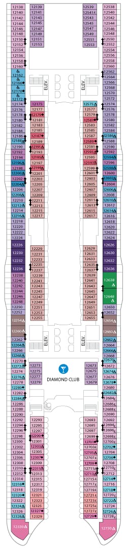 Oasis of the Seas deck plans - Cruiseline.com