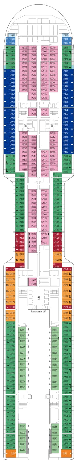 MSC World Europa deck plans - Cruiseline.com