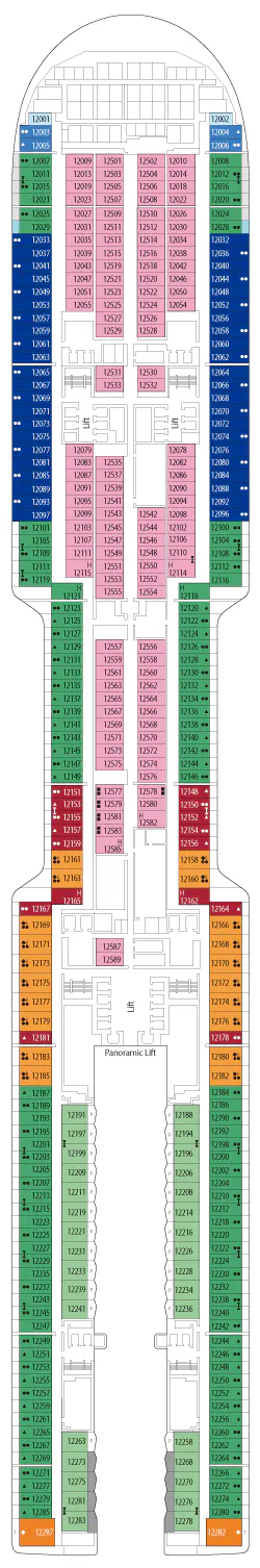 MSC World Europa Deck Plans Layout Maps Of The MSC World Europa MSC World Europa Deck Plans Layout Maps Of The MSC World Europa