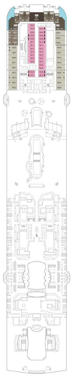 MSC World Europa Deck Plans Layout Maps Of The MSC World Europa MSC World Europa Deck Plans Layout Maps Of The MSC World Europa