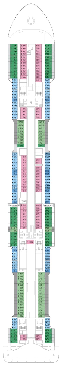 MSC Euribia deck plans - Cruiseline.com