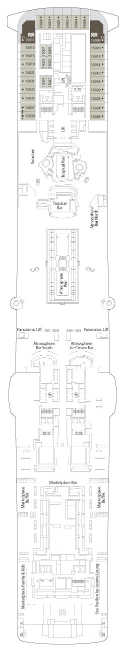 MSC Euribia deck plans - Cruiseline.com