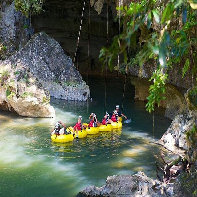 Cave Tubing and Zip Line Combo image 2
