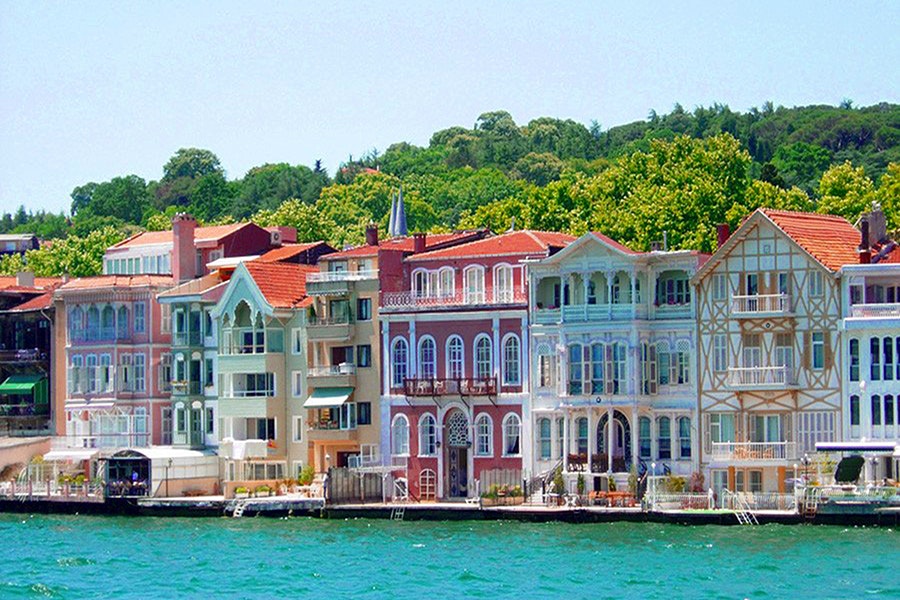 Aerial view of Istanbul, Turkey cruise port