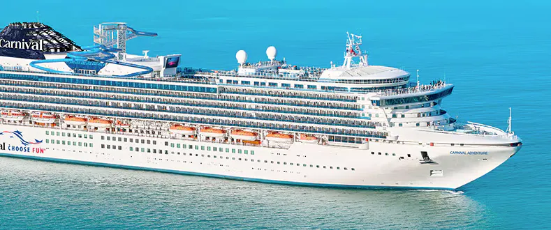 Oceanview Cabin 8518 on Carnival Adventure, category 5A