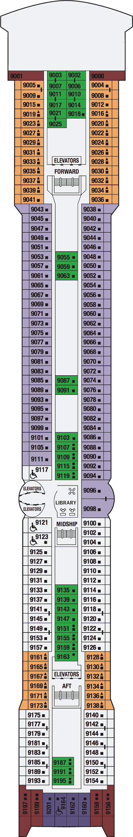 Celebrity Millennium deck plans