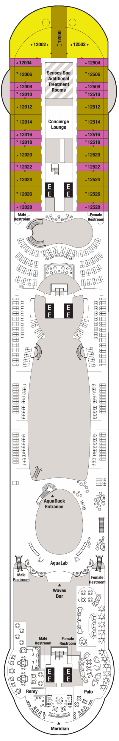 Suite 12528 on Disney Fantasy, category VA