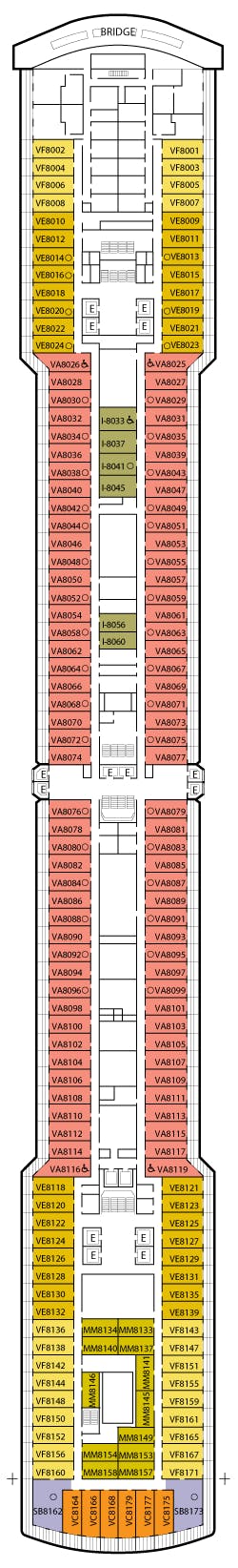 Eurodam deck plans - Cruiseline.com