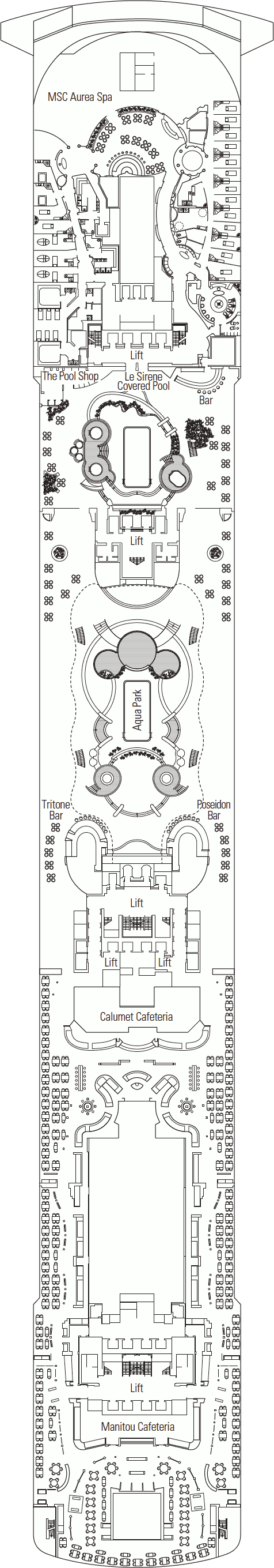 MSC Divina deck plans - Cruiseline.com