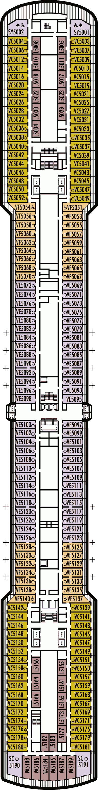 Noordam Deck Plans - Cruiseline.com