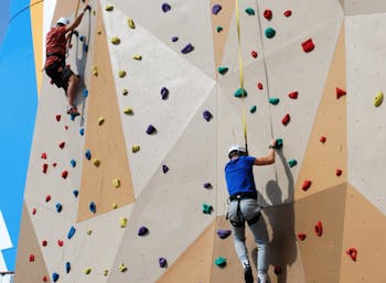 Rock Climbing Wall Photo