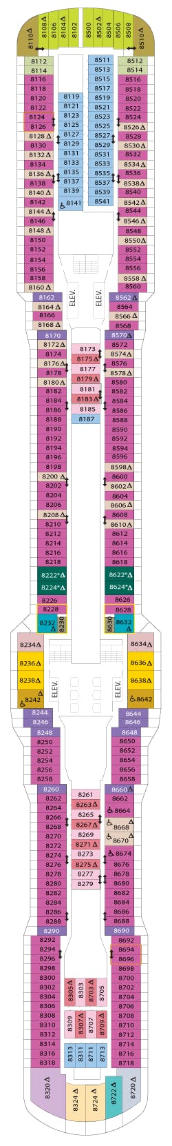 Quantum of the Seas deck plans - Cruiseline.com