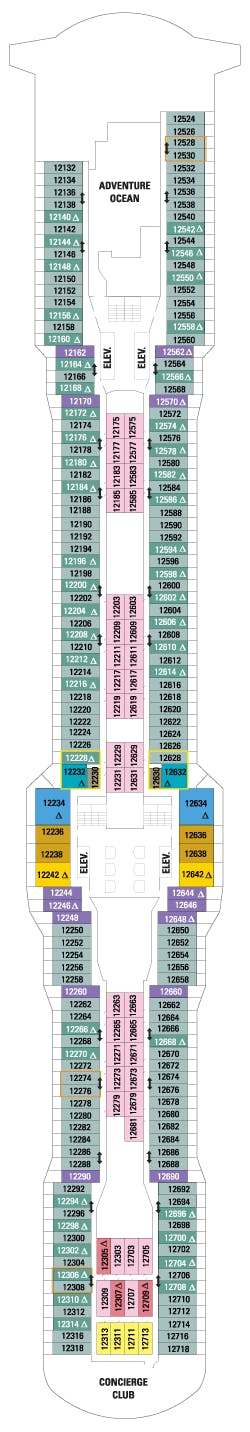 Quantum of the Seas deck plans - Cruiseline.com