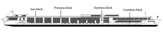 S.S. Antoinette deck plans - Cruiseline.com