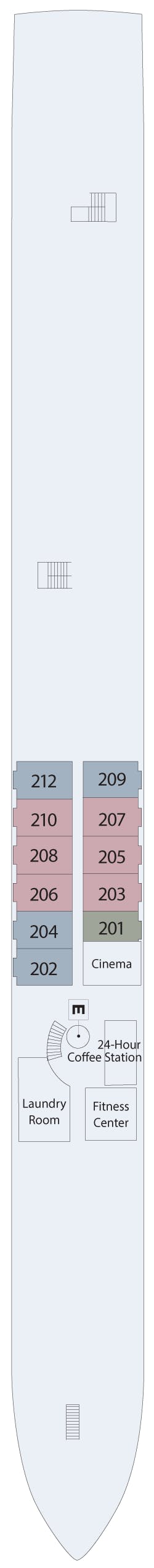 S.S. Maria Theresa deck plans - Cruiseline.com