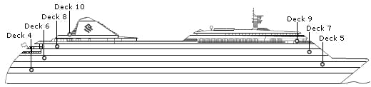 Silver Shadow deck plans - Cruiseline.com