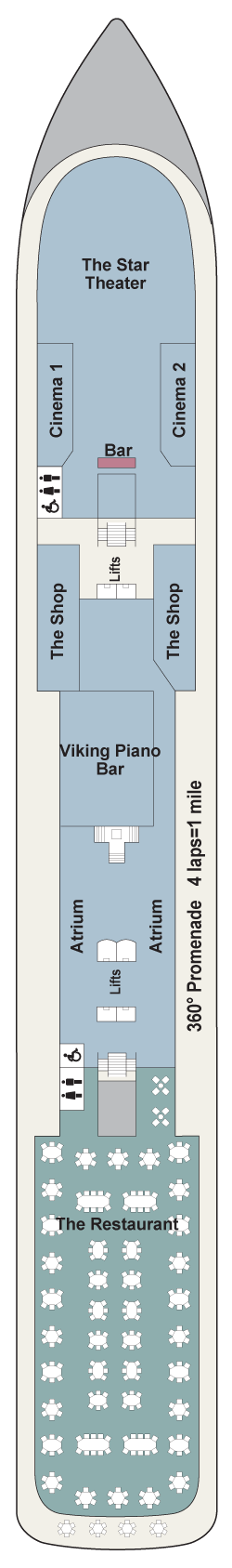 Viking Sea Deck Plans - Cruiseline.com