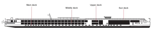 Viking Skadi deck plans - Cruiseline.com